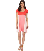 Lacoste  Short Sleeve Color Block Slub Jersey Dress  image