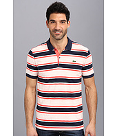 Lacoste  Live Short Sleeve Slub Jersey Multi Stripe Pique Polo Shirt  image